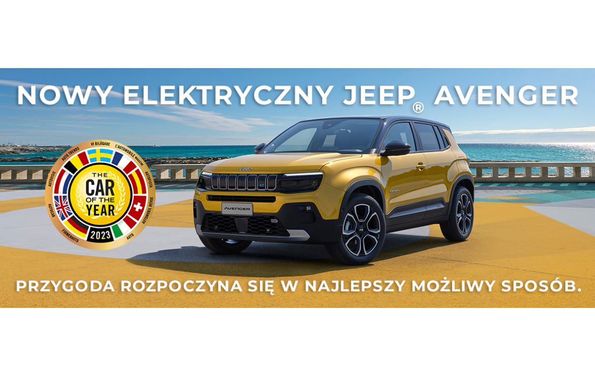 Jeep® Avenger zdobywcą tytułu European Car of the Year 2023